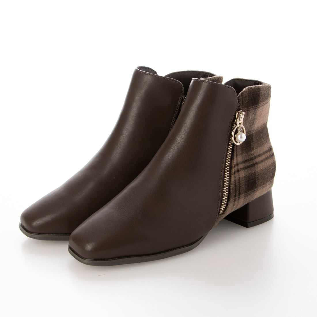 皮提 Pitti 側拉鍊方頭短靴
