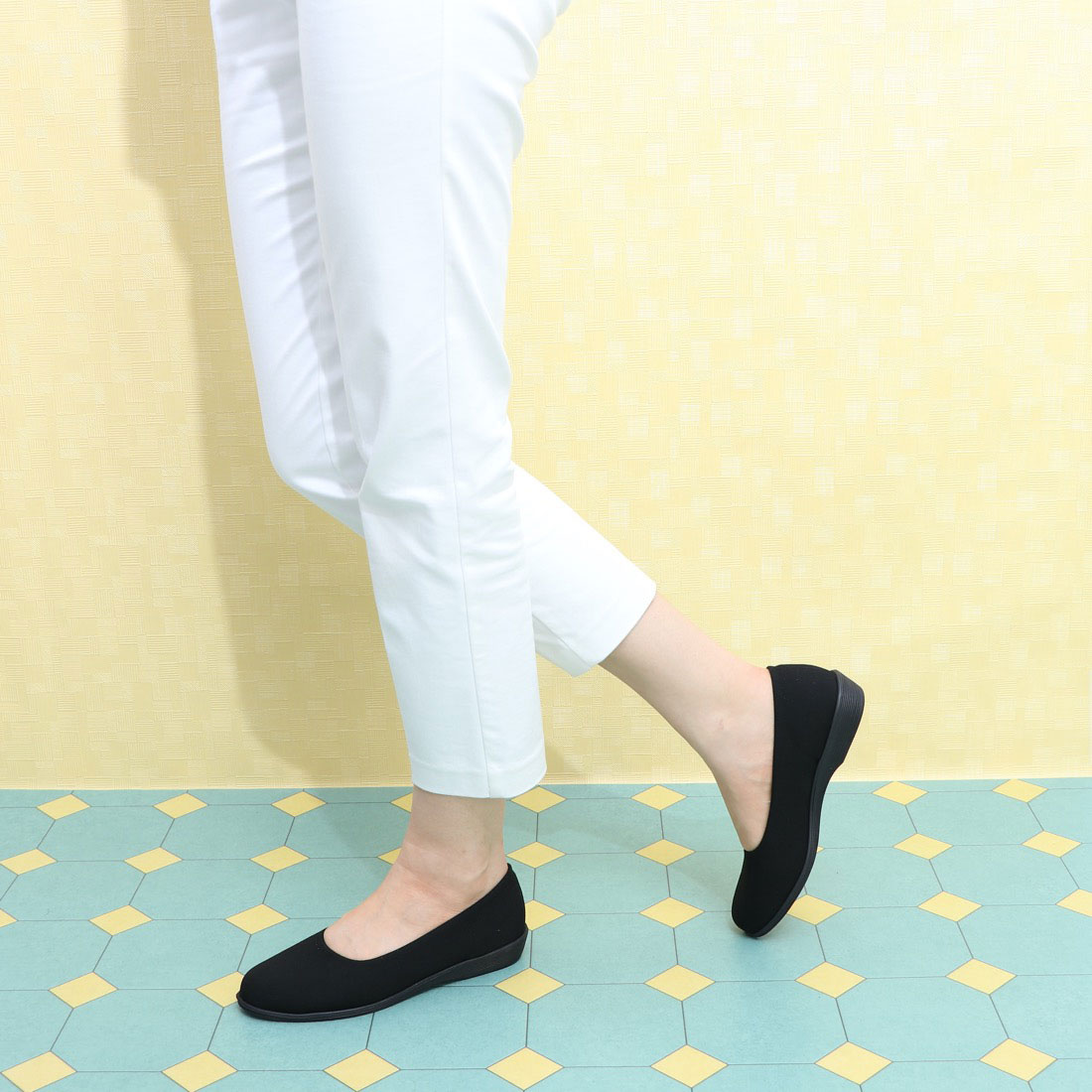 Pansy A popular long-selling item! Made in Japan! Stretch office pumps