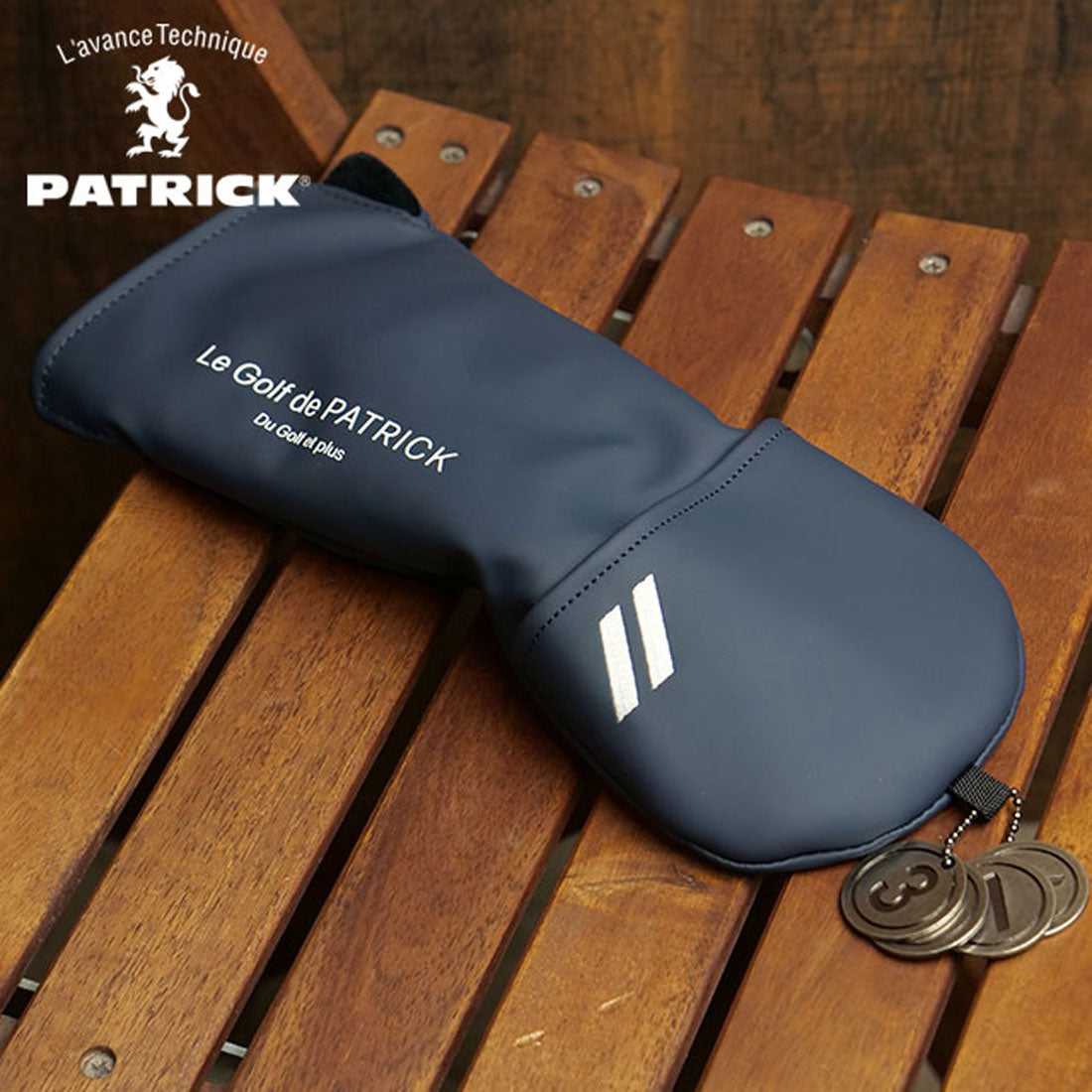 パトリック PATRICK GOLF HEAD COVER FW NVY [241-822] （NVY） NVY
