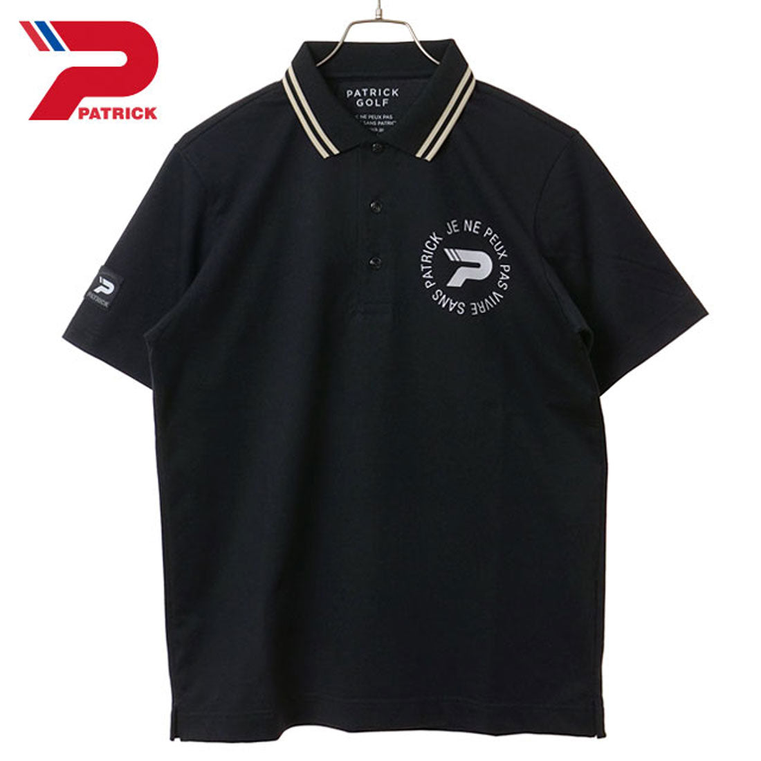 パトリック PATRICK GOLF M LP ポロシャツ BLK ブラック [263-121] （ブラック） ブラック