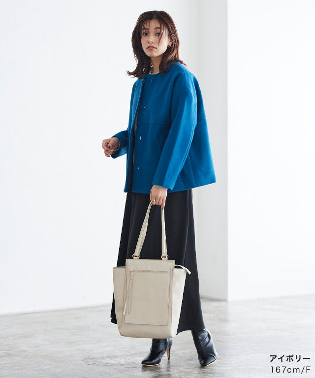 奇妙的白皮皮埃羅（Pierrot Square Tote Handbag）