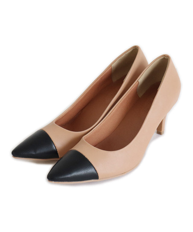 マーベラス バイ ピエロ marvelous by Pierrot ポインテッドトゥ配色パンプス