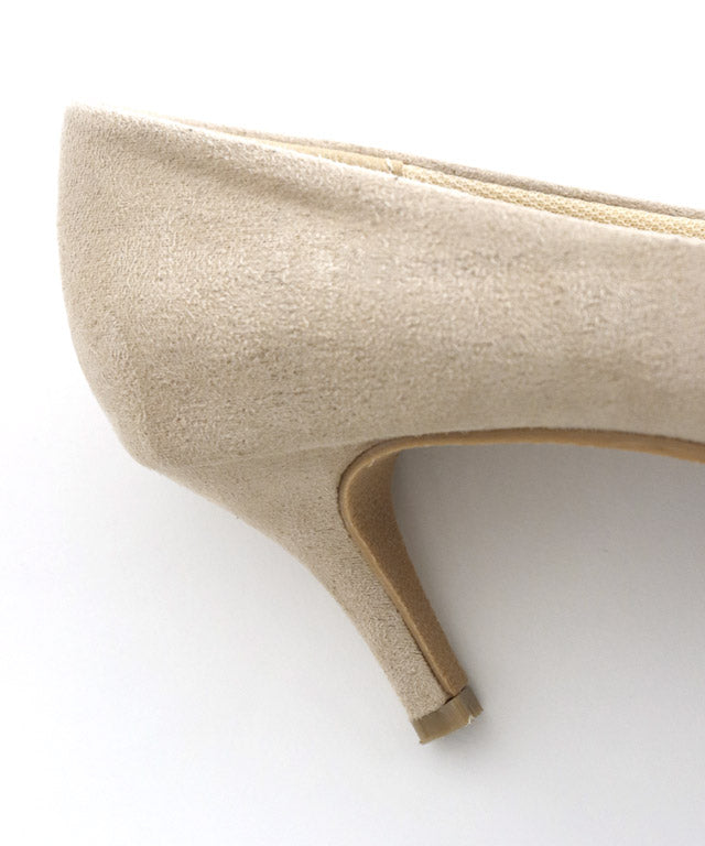 マーベラス バイ ピエロ marvelous by Pierrot ポインテッドトゥ配色パンプス