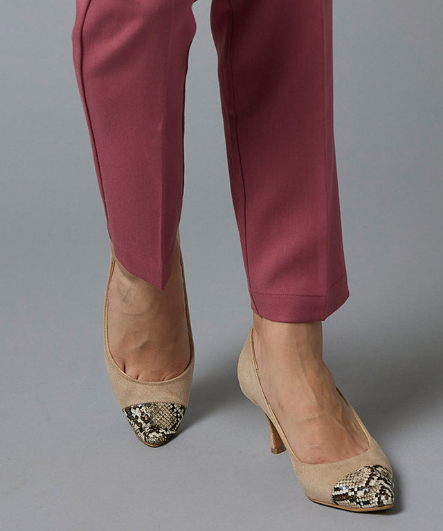 マーベラス バイ ピエロ marvelous by Pierrot ポインテッドトゥ配色パンプス