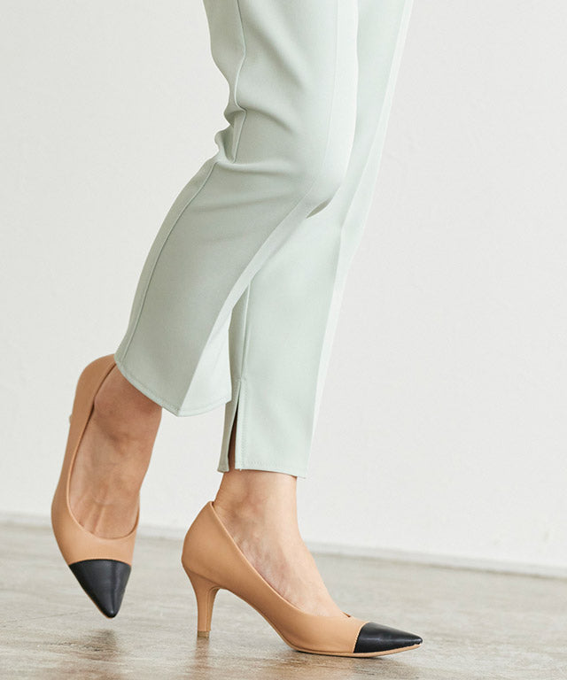 マーベラス バイ ピエロ marvelous by Pierrot ポインテッドトゥ配色パンプス