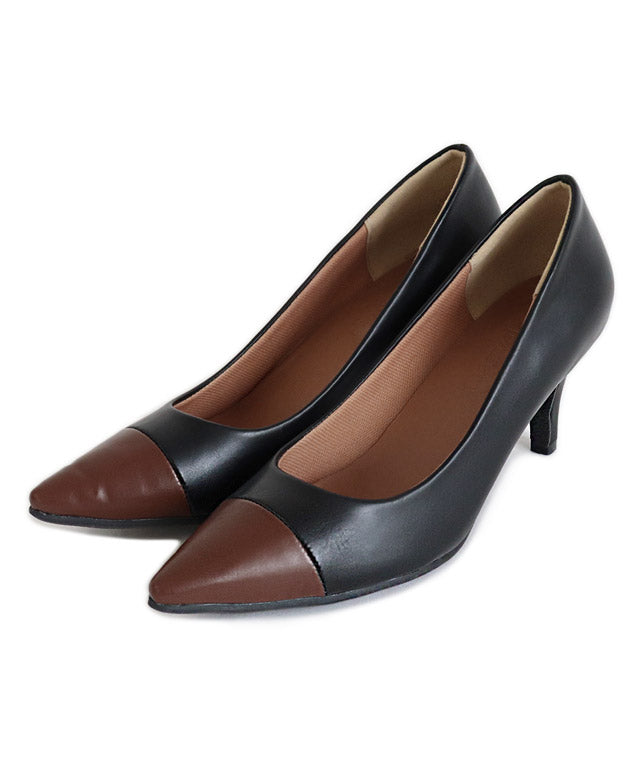 マーベラス バイ ピエロ marvelous by Pierrot ポインテッドトゥ配色パンプス