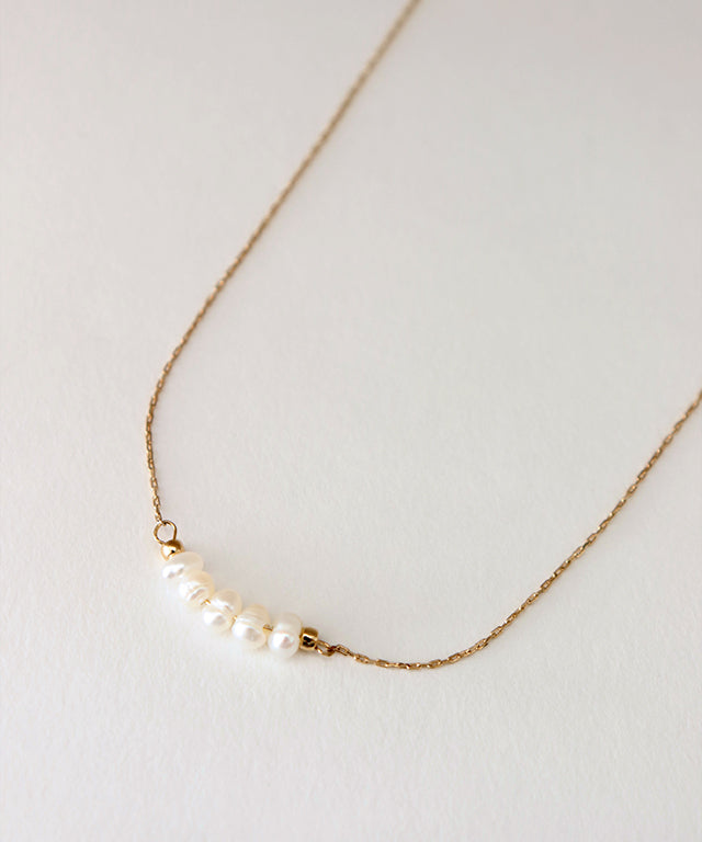 マーベラス バイ ピエロ marvelous by Pierrot 淡水パールライナーネックレス （ゴールド） ゴールド