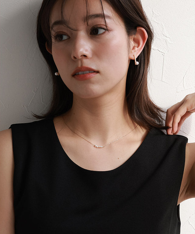 マーベラス バイ ピエロ marvelous by Pierrot 淡水パールライナーネックレス （ゴールド） ゴールド