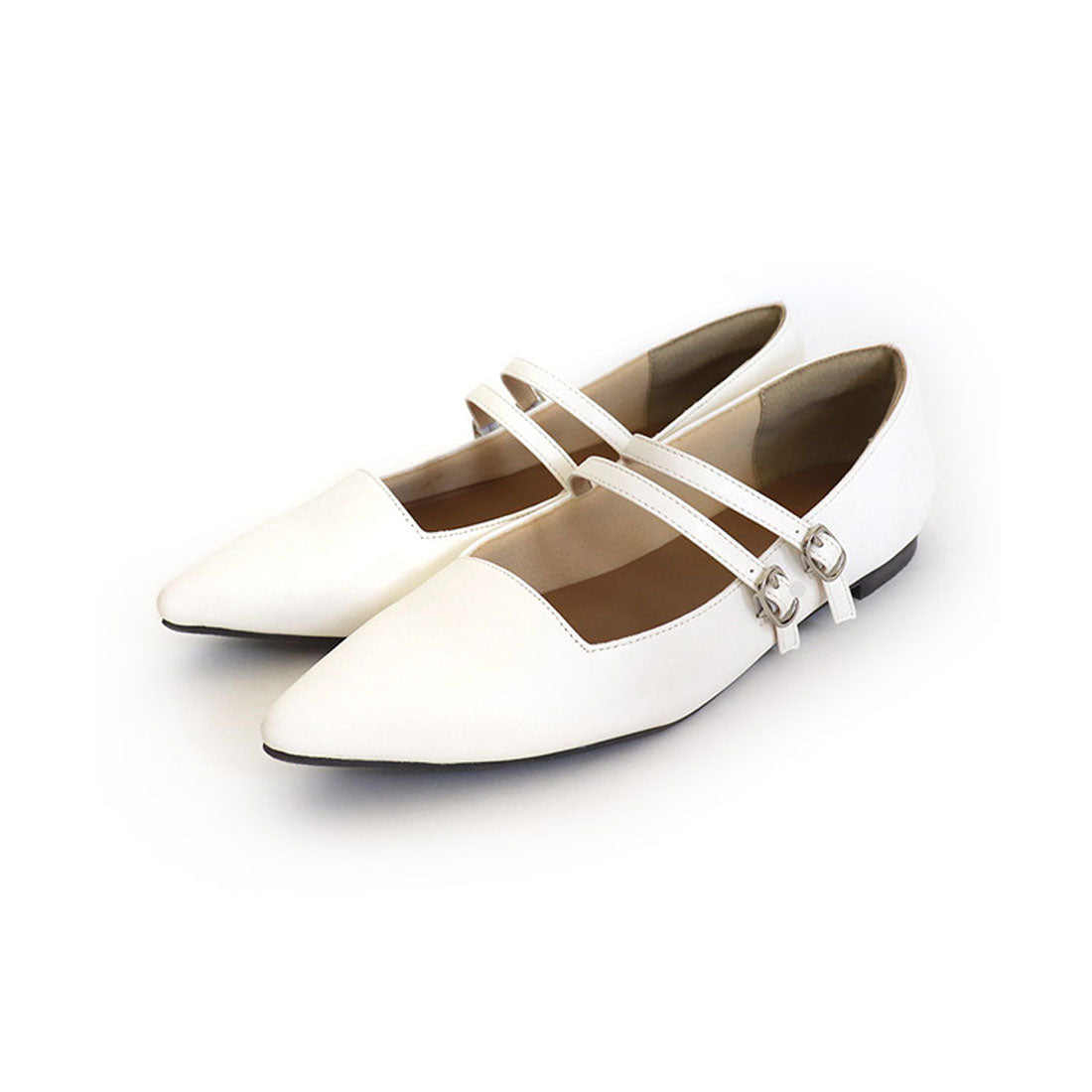 Marvelous by Pierrot Double Strap Flat Shoes