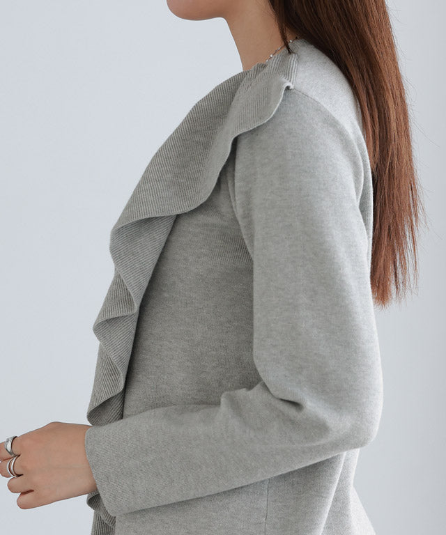 Ruffle Design Knit