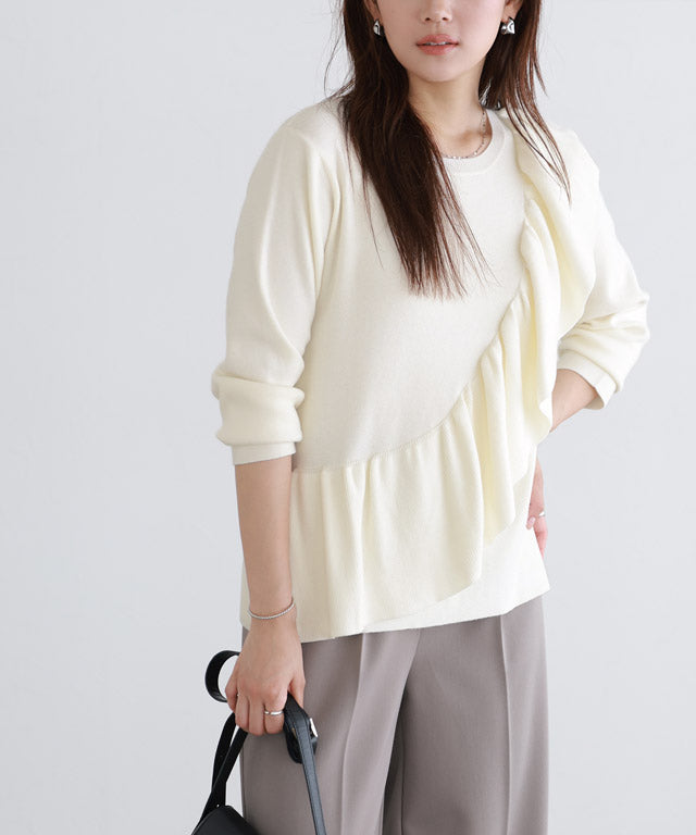 Ruffle Design Knit
