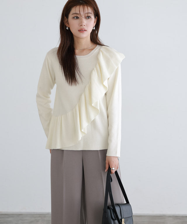 Ruffle Design Knit