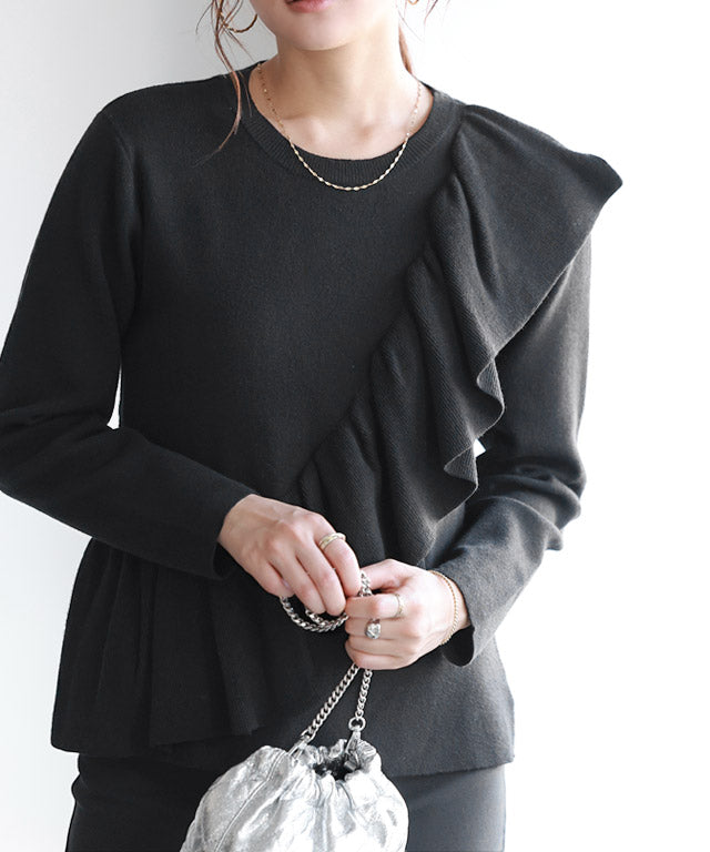 Ruffle Design Knit