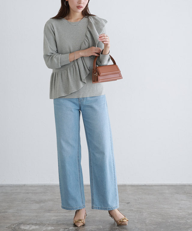 Ruffle Design Knit
