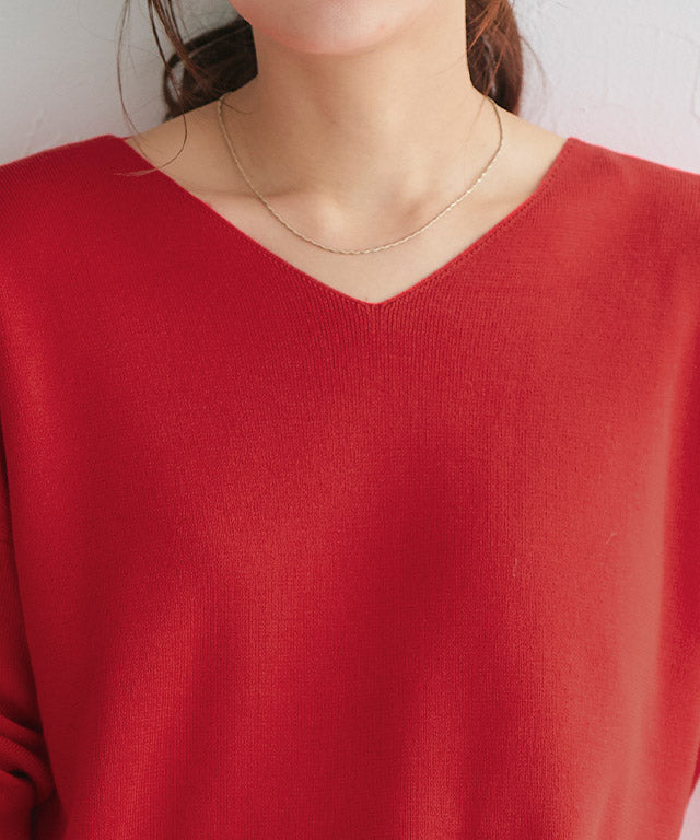 Selectable Neck Multi-functional Knit Pullover [Boat Neck]