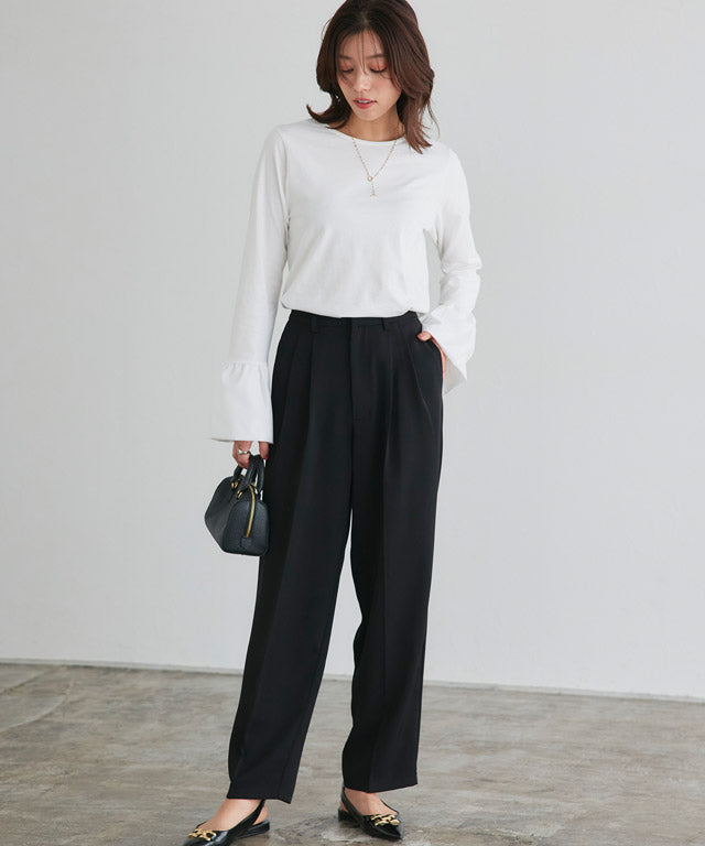 Balloon Cuff Cut Pullover