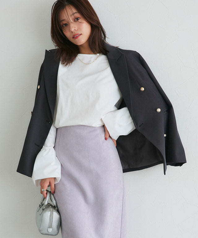 Balloon Cuff Cut Pullover