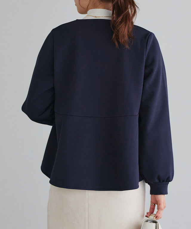 Marvelous by Pierrot Pair Skin Velour Back Frill Blouson