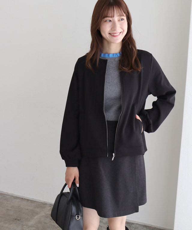 Marvelous by Pierrot Pair Skin Velour Back Frill Blouson