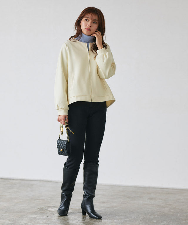 Marvelous by Pierrot Pair Skin Velour Back Frill Blouson