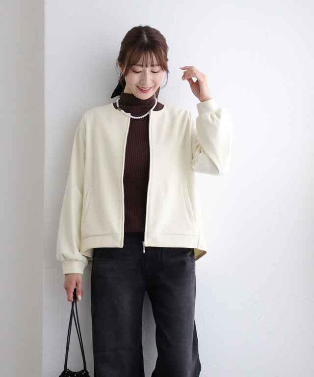 Marvelous by Pierrot Pair Skin Velour Back Frill Blouson