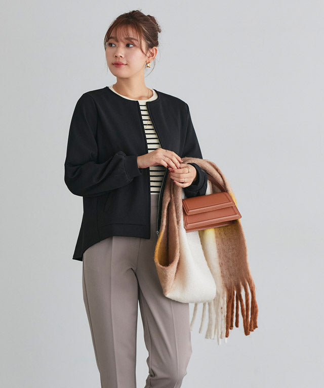 Marvelous by Pierrot Pair Skin Velour Back Frill Blouson