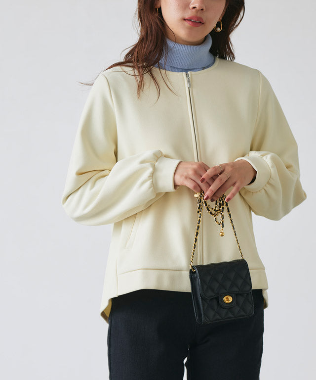 Marvelous by Pierrot Pair Skin Velour Back Frill Blouson