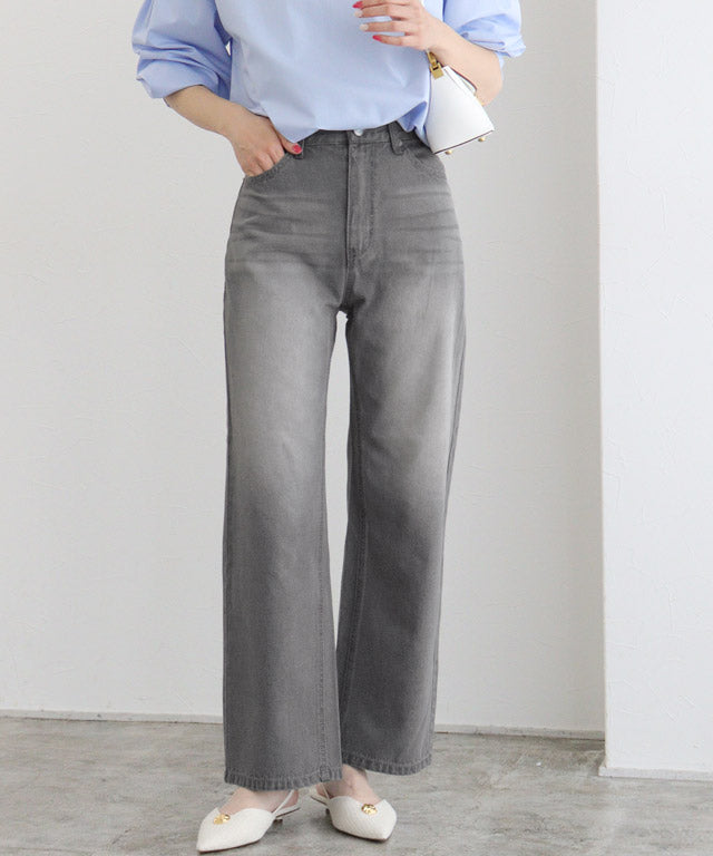 マーベラス バイ ピエロ marvelous by Pierrot デニムワイドパンツ （グレー） グレー