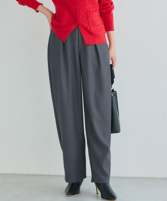 マーベラス バイ ピエロ marvelous by Pierrot 【高身長向け】タックカーブパンツ （チャコール） チャコール