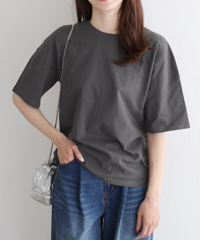デザインが選べるベーシックTシャツ【Ctype】 （ブルー） ブルー