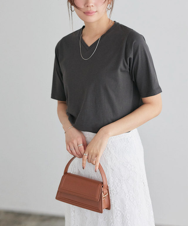 デザインが選べるベーシックTシャツ【Ctype】 （チャコール） チャコール