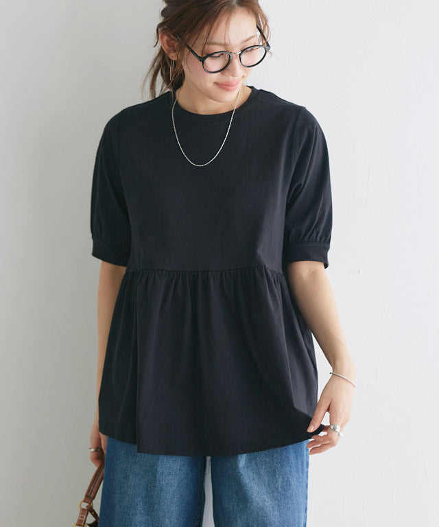 パフフレアTシャツ （オフホワイト） オフホワイト