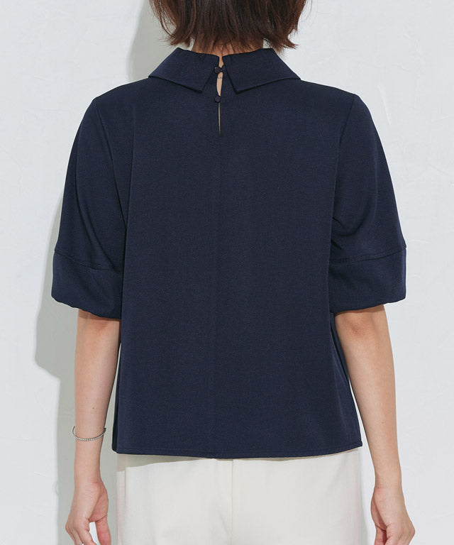 マーベラス バイ ピエロ marvelous by Pierrot ビジュー付き構築袖ブラウス （オフホワイト） オフホワイト