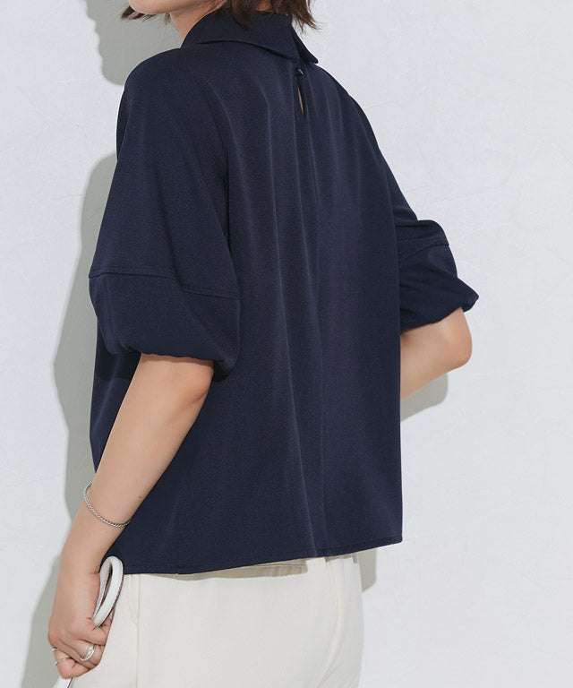 マーベラス バイ ピエロ marvelous by Pierrot ビジュー付き構築袖ブラウス （オフホワイト） オフホワイト