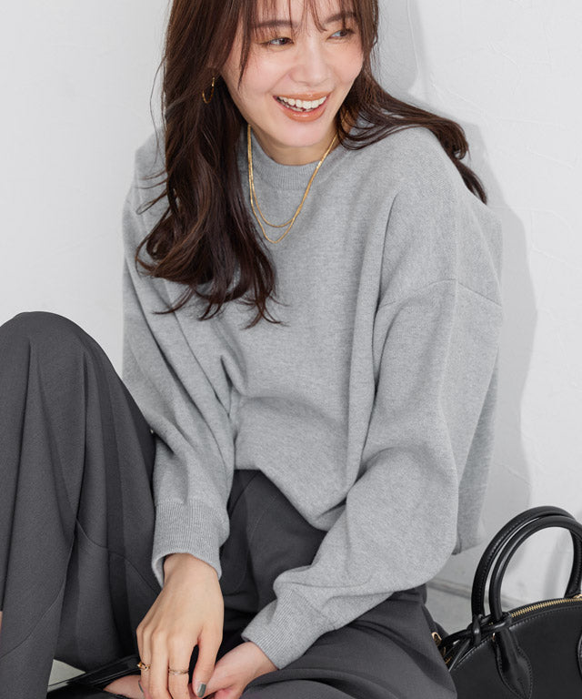 マーベラス バイ ピエロ marvelous by Pierrot 綿混ボリュームスリーブニット （アイボリー） アイボリー