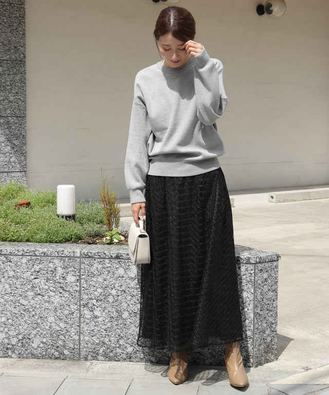 マーベラス バイ ピエロ marvelous by Pierrot 綿混ボリュームスリーブニット （アイボリー） アイボリー