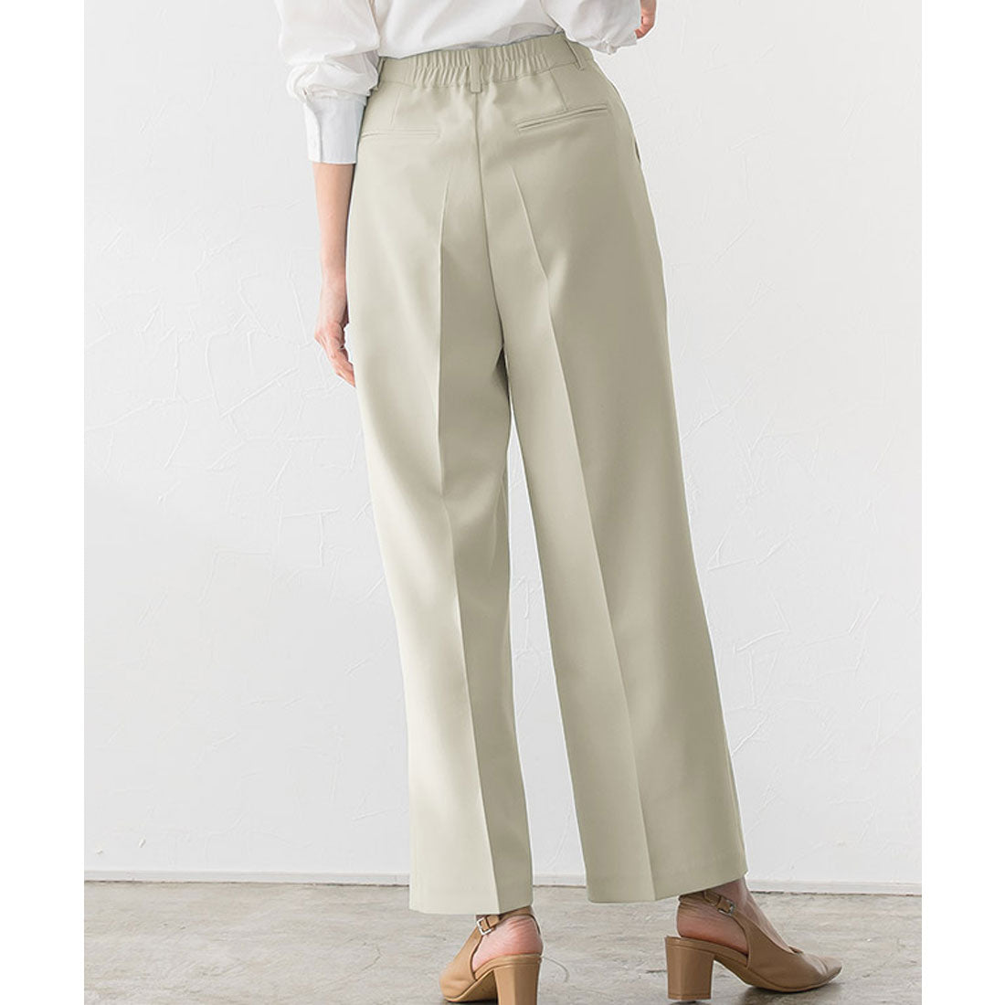 マーベラス バイ ピエロ marvelous by Pierrot センタープレスボックスパンツ （ホワイト） ホワイト