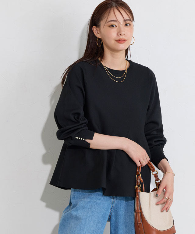 マーベラス バイ ピエロ marvelous by Pierrot 構築デザインペプラムニット （アイボリー） アイボリー