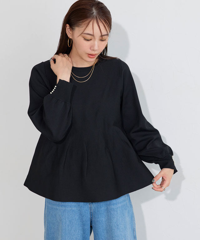 マーベラス バイ ピエロ marvelous by Pierrot 構築デザインペプラムニット （アイボリー） アイボリー