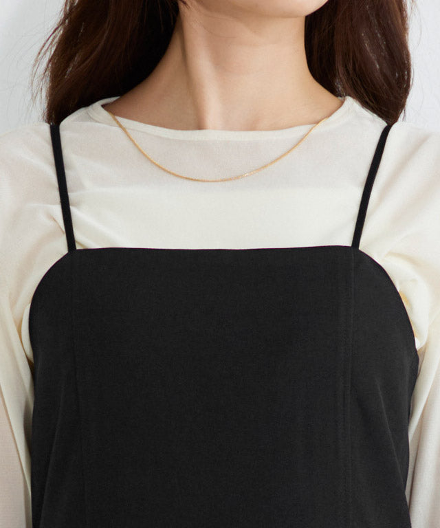 マーベラス バイ ピエロ marvelous by Pierrot フレアキャミワンピース （ブラック） ブラック