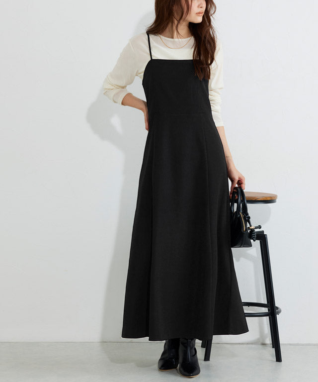 マーベラス バイ ピエロ marvelous by Pierrot フレアキャミワンピース （ブラック） ブラック