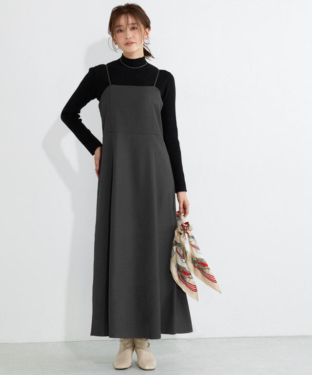 マーベラス バイ ピエロ marvelous by Pierrot フレアキャミワンピース （ブラック） ブラック