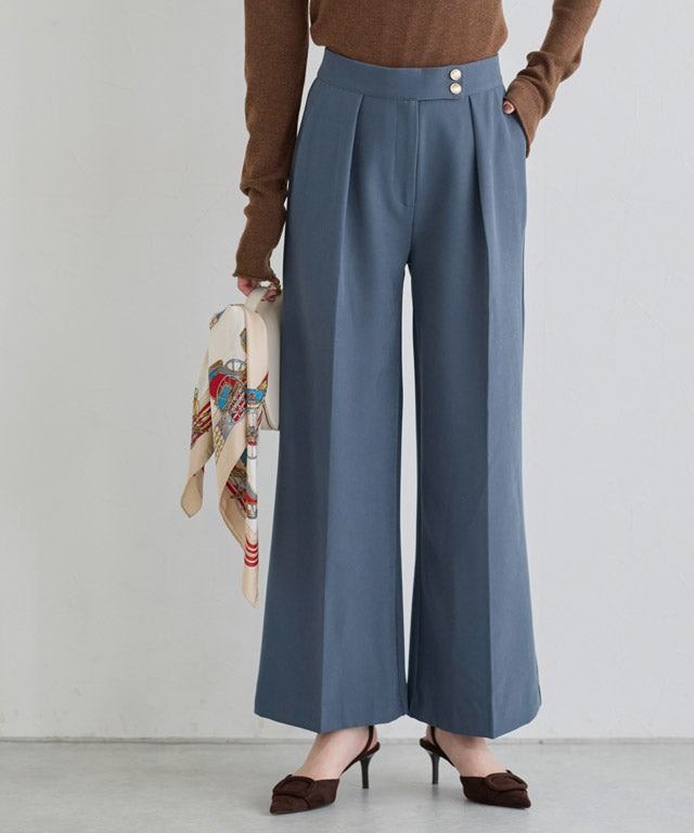 マーベラス バイ ピエロ marvelous by Pierrot ゴールドボタンパンツ （スモークブルー） スモークブルー