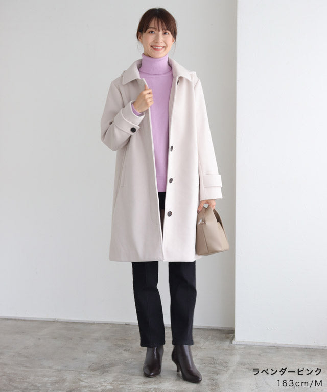 蓬鬆袖高領針織衫