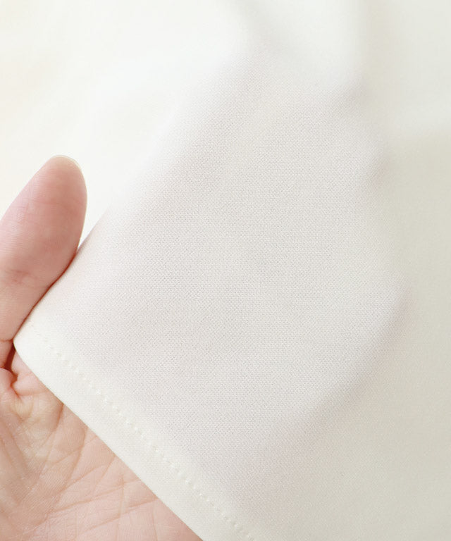 ピエロ Pierrot 【低身長向け】ピンタックパールフレアTブラウス （ライトブルー） ライトブルー