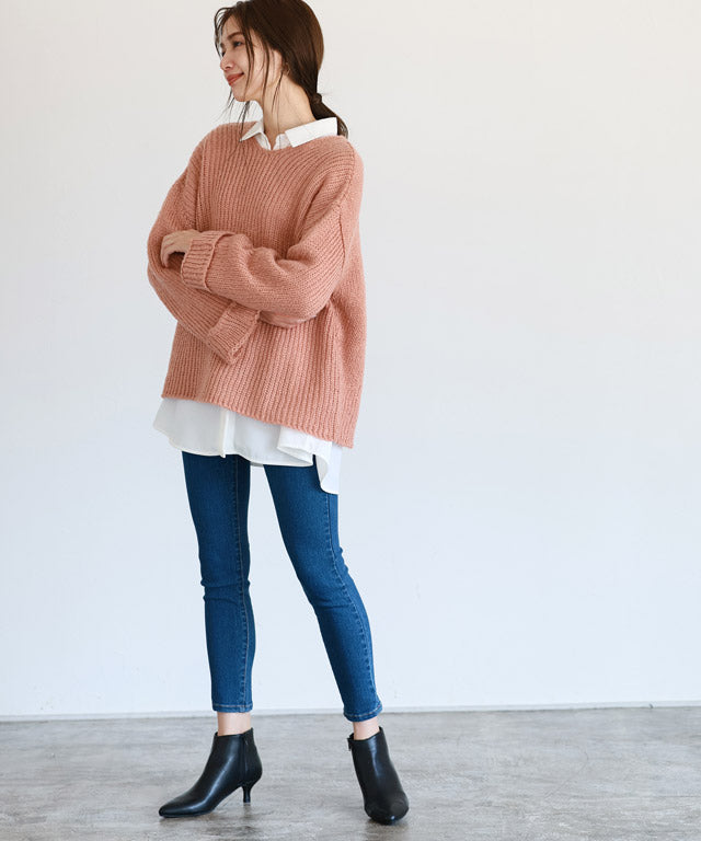 Back Tack Low Gauge Knit