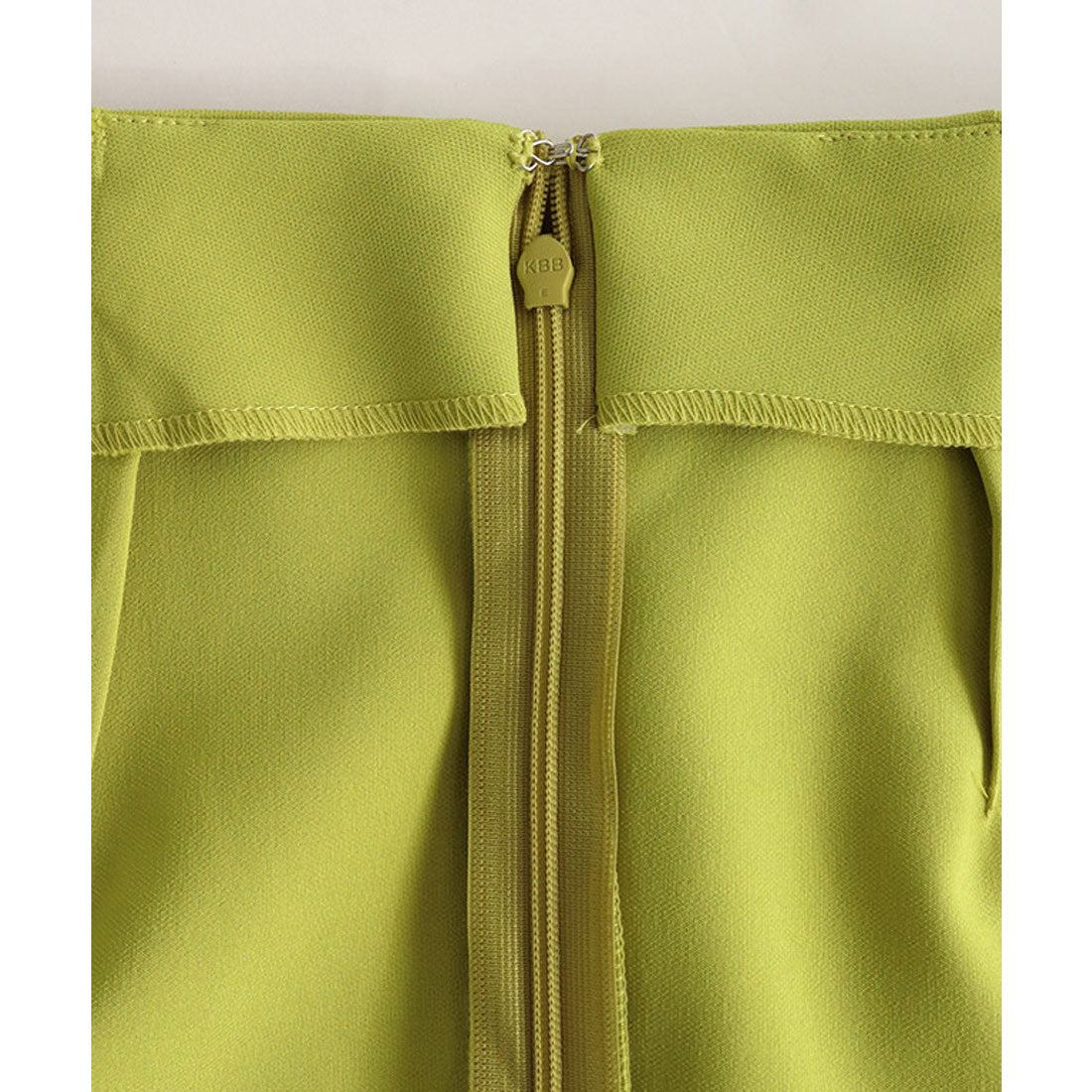 側邊翻蓋口袋I型裙子