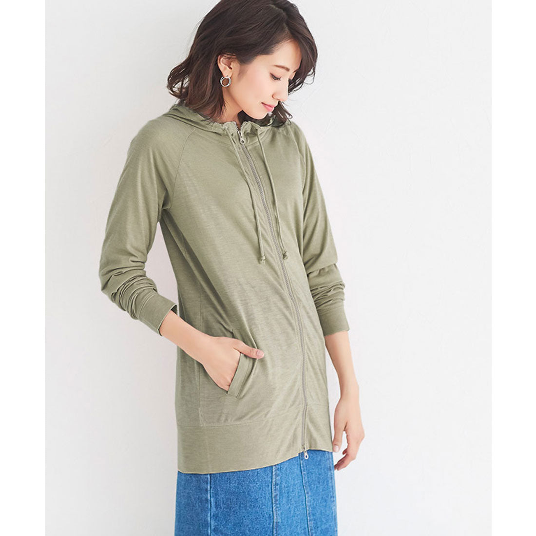 UVパーカー （オフホワイト×ブラック） オフホワイト×ブラック