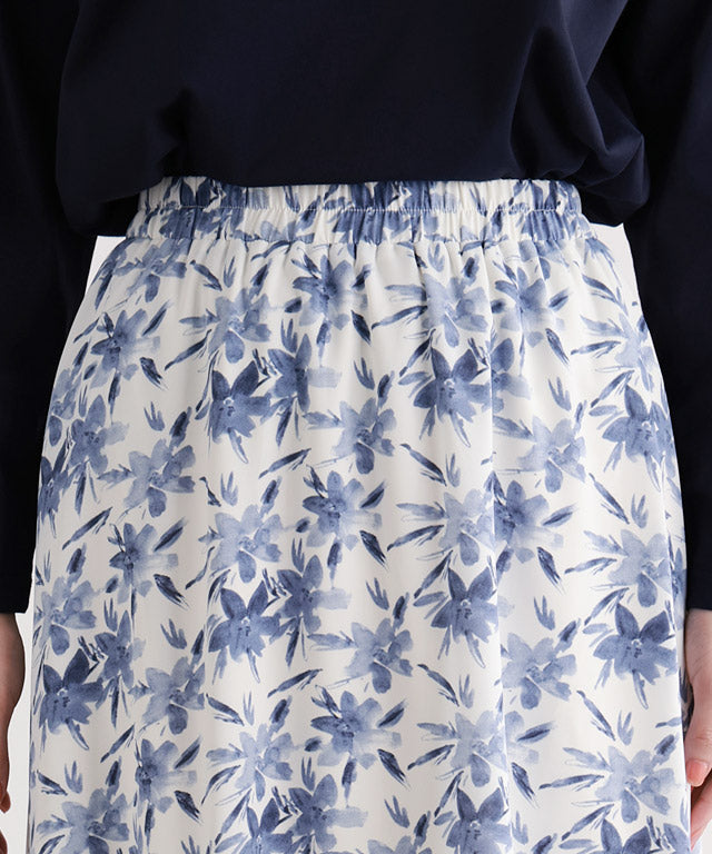 【低身長向け】選べる花柄ギャザースカート