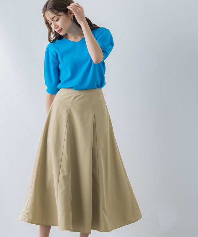 Marvelous by Pierrot Water-repellent flare skirt